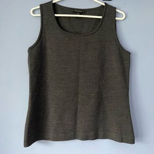 St John Wool Blend Knit Tank Top Medium